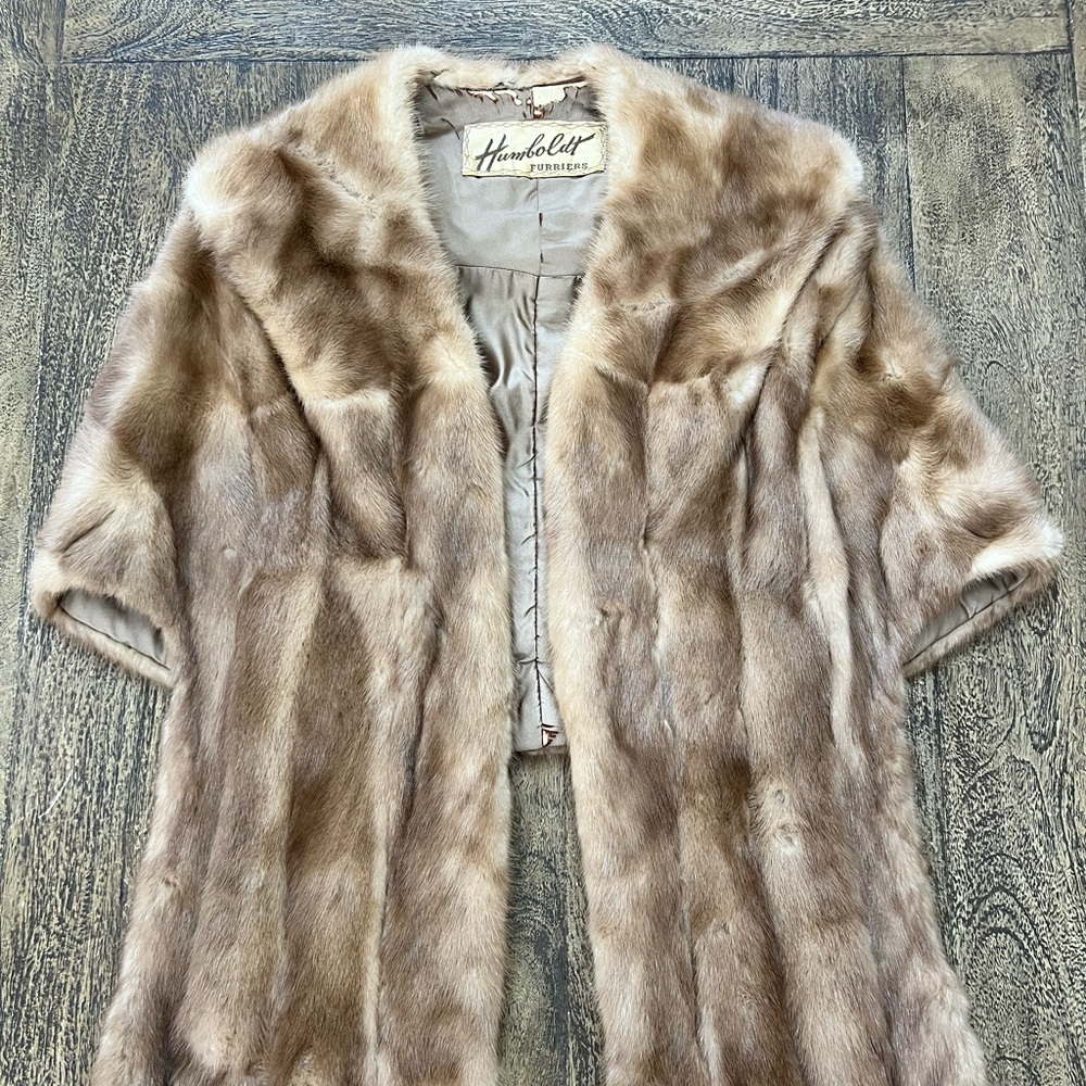 Vintage Mink Shrug